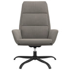 Sillón de relax de terciopelo gris claro