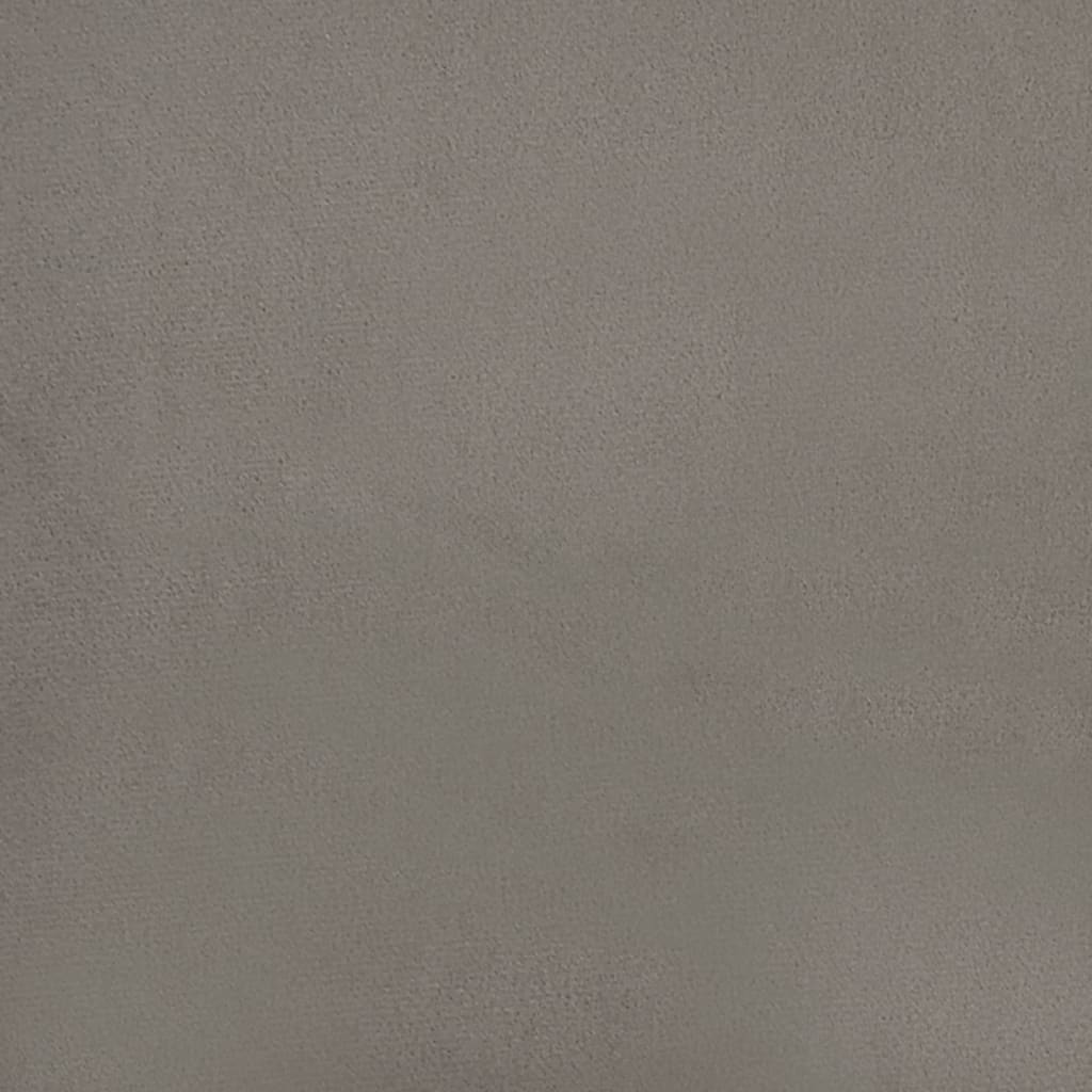 Sillón de relax de terciopelo gris claro