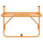 Mesa de balcón acero amarillo 60x40 cm