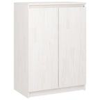 Armario auxiliar 3 unidades madera maciza de pino blanco