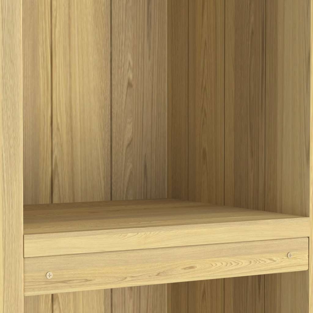 Caseta herramientas jardín 40x33x222 cm madera pino impregnada