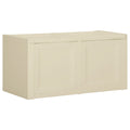 Arca para almofadas 85 L branco angorá 86x40x42 cm