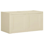 Arca para almofadas 85 L branco angorá 86x40x42 cm