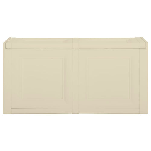 Cushion storage box 85 L white angora 86x40x42 cm