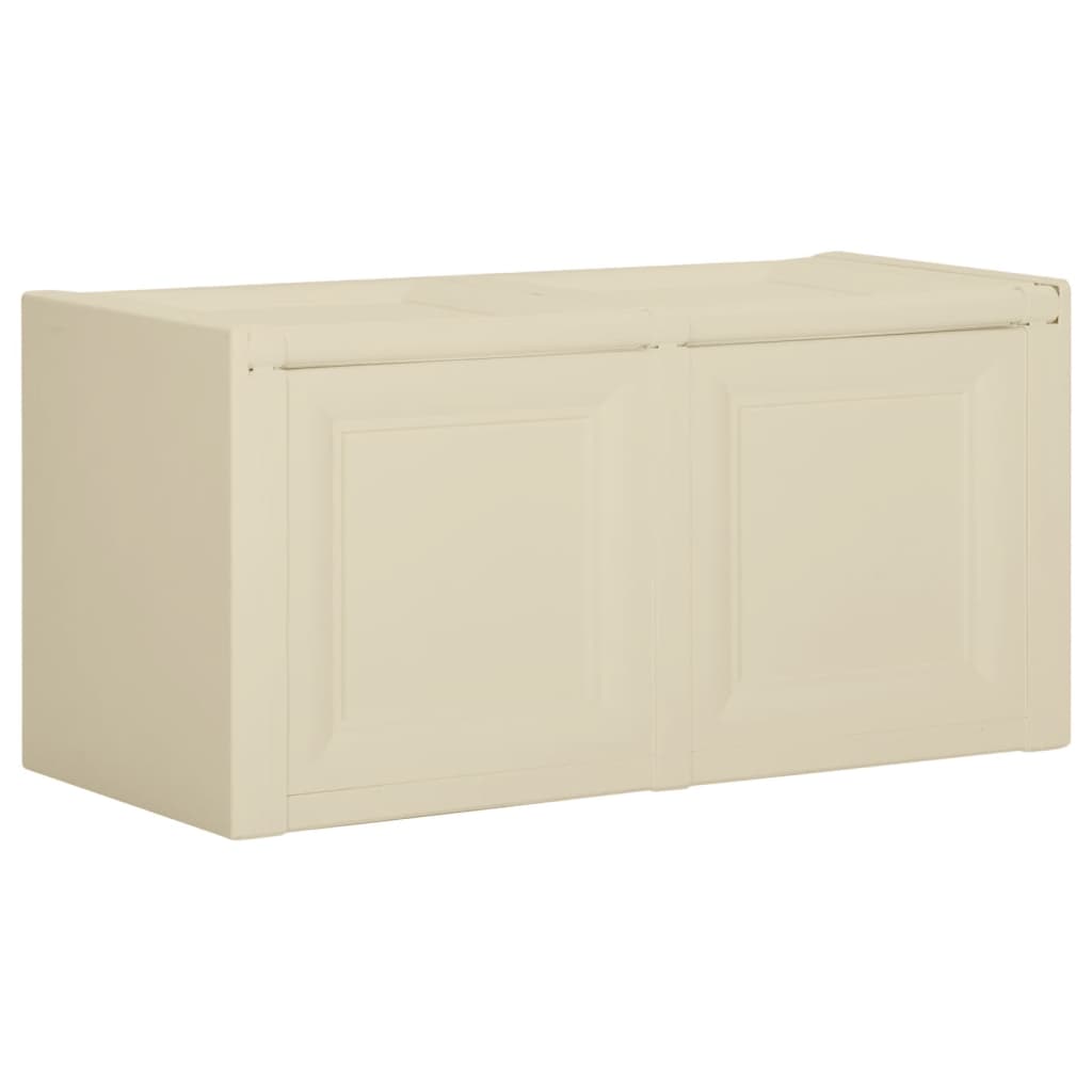 Arca para almofadas 85 L branco angorá 86x40x42 cm