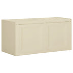 Arca para almofadas 85 L branco angorá 86x40x42 cm