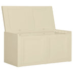 Arca para almofadas 85 L branco angorá 86x40x42 cm