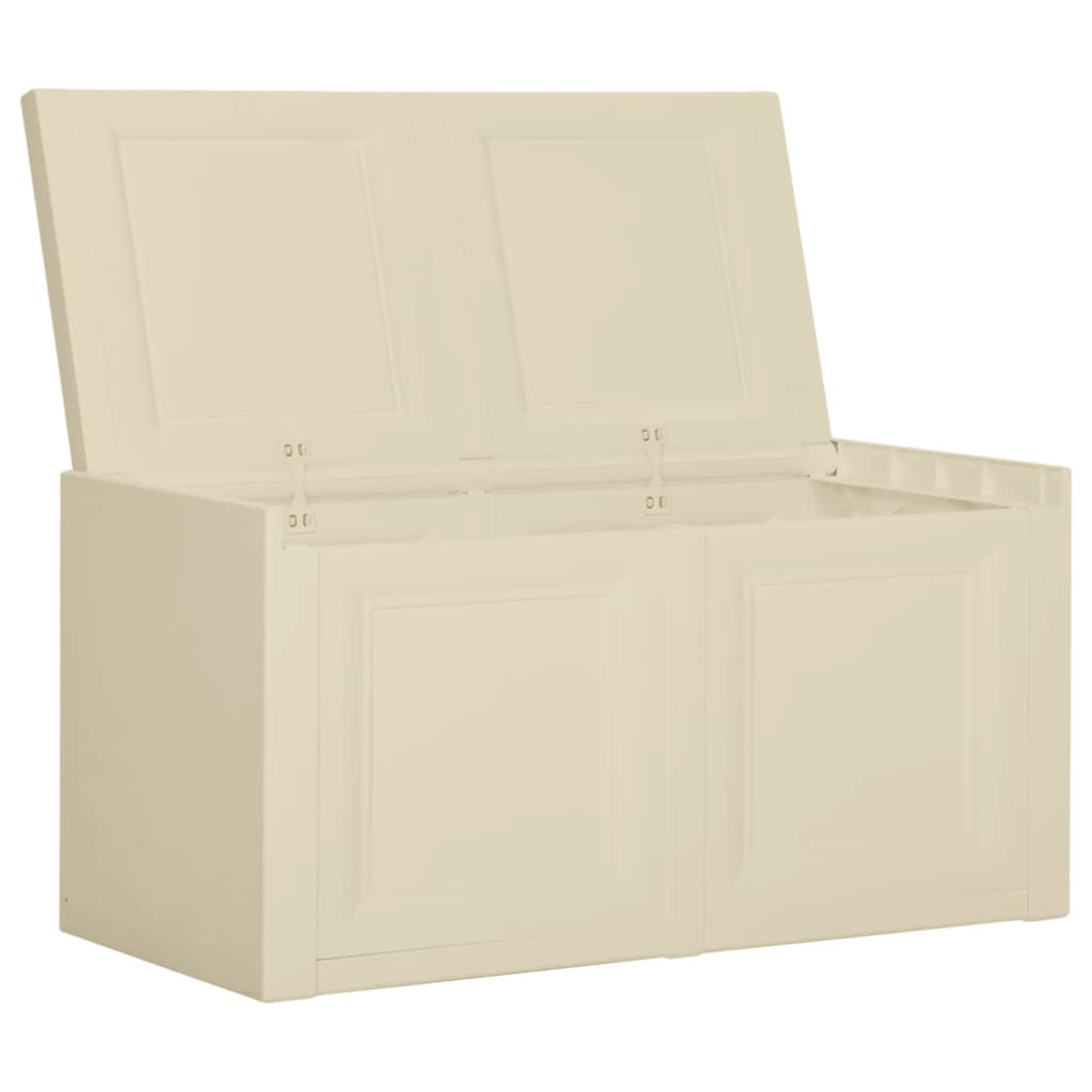 Arca para almofadas 85 L branco angorá 86x40x42 cm