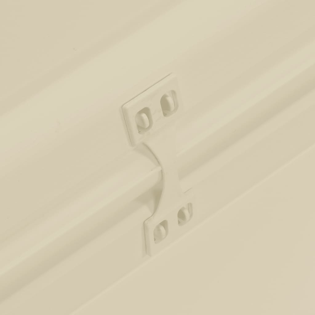 Arca para almofadas 85 L branco angorá 86x40x42 cm