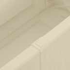 Arca para almofadas 85 L branco angorá 86x40x42 cm