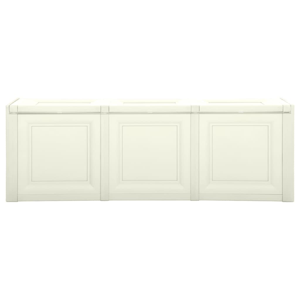 Caixa de arrumação Creme 130 L 125x40x42 cm