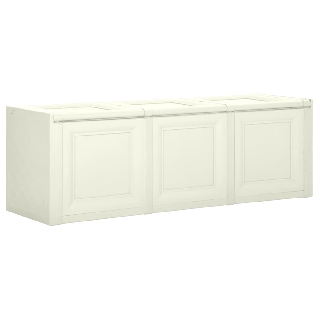 Caixa de arrumação Creme 130 L 125x40x42 cm
