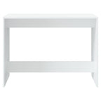 Juego de comedor 3 piezas madera contrachapada blanco