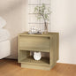 Mesa de cabeceira contraplacado branco 45x34x44 cm