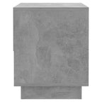 Mesitas de noche 2 uds contrachapada gris hormigón 45x34x44 cm