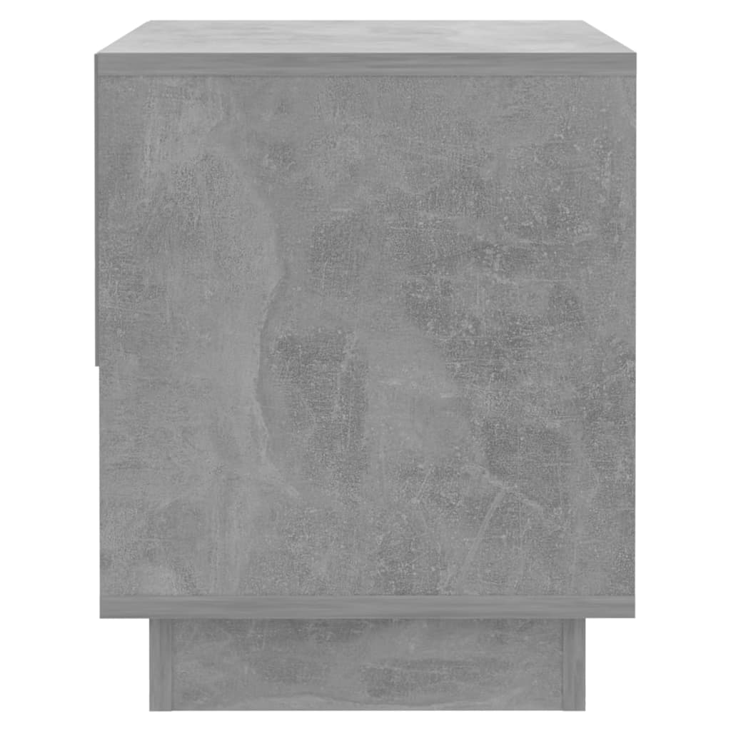 Mesitas de noche 2 uds contrachapada gris hormigón 45x34x44 cm