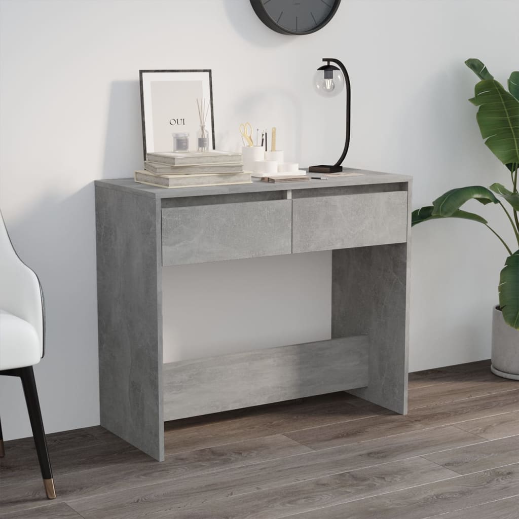 White Plywood Console Table 89x41x76.5 cm