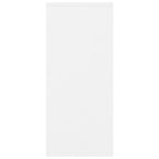 Aparador de madera contrachapada blanco 102x33x75 cm