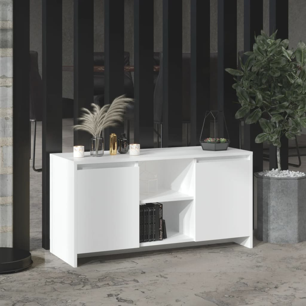 TV cabinet concrete grey plywood 102x37.5x52.5cm