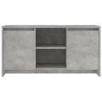 Mueble de TV madera contrachapada gris hormigón 102x37,5x52,5cm