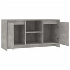 Mueble de TV madera contrachapada gris hormigón 102x37,5x52,5cm