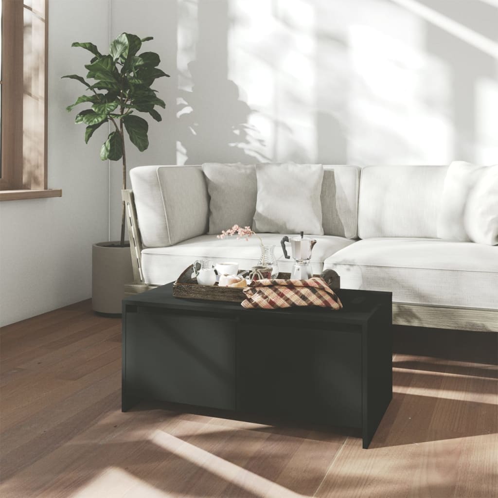 Plywood coffee table white 90x50x41.5 cm