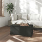 Mesa de centro madera contrachapada blanco 90x50x41,5 cm