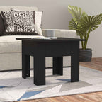 Mesa de centro blanco madera contrachapada 40x40x42 cm