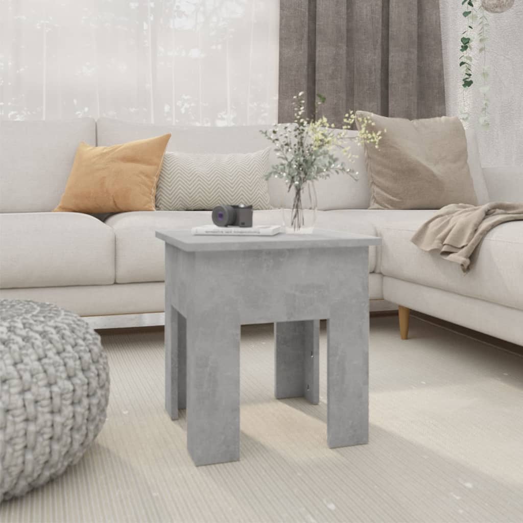 Mesa de centro de madera de ingeniería blanca 102x55x43 cm