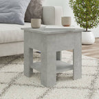 Mesa de centro blanco madera contrachapada 40x40x42 cm