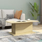 Mesa de centro madera contrachapada negro 102x55,5x40 cm