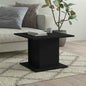 Mesa de centro madera contrachapada negro 102x55,5x40 cm