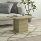 Mesa de centro madera contrachapada negro 102x55,5x40 cm