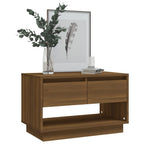 Mueble de TV de madera de ingeniería marrón roble 70x41x44 cm