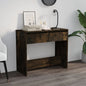 Mesa consola de contraplacado branco 89x41x76,5 cm