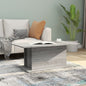 Mesa de centro madera contrachapada negro 102x55,5x40 cm