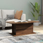 Mesa de centro madera contrachapada negro 102x55,5x40 cm