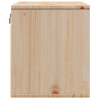 Armario de pared de madera maciza de pino 45x30x35 cm