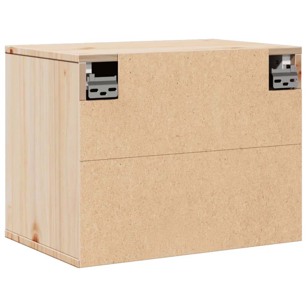 Armario de pared de madera maciza de pino 45x30x35 cm