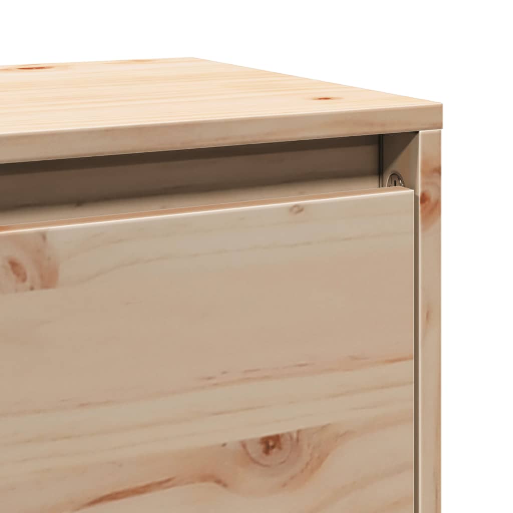 Armario de pared de madera maciza de pino 45x30x35 cm