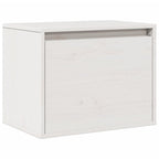 Armario de pared madera maciza de pino blanco 45x30x35 cm