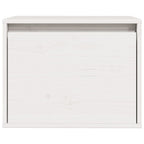 Armario de pared madera maciza de pino blanco 45x30x35 cm
