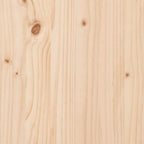 Armario de pared de madera maciza de pino 100x30x35 cm