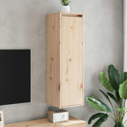 Armario de pared de madera maciza de pino 30x30x100 cm
