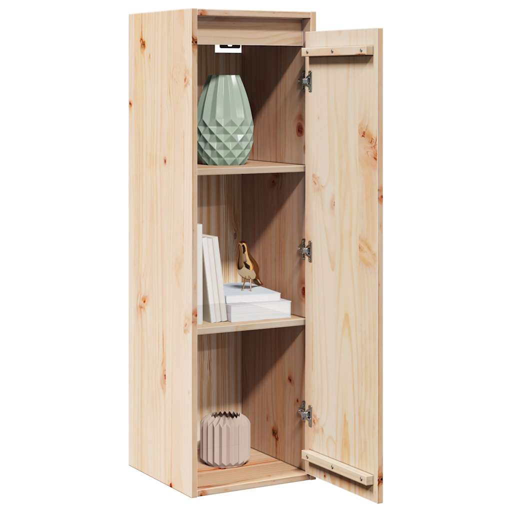 Armario de pared de madera maciza de pino 30x30x100 cm
