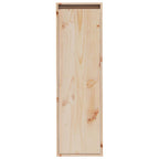 Armario de pared de madera maciza de pino 30x30x100 cm