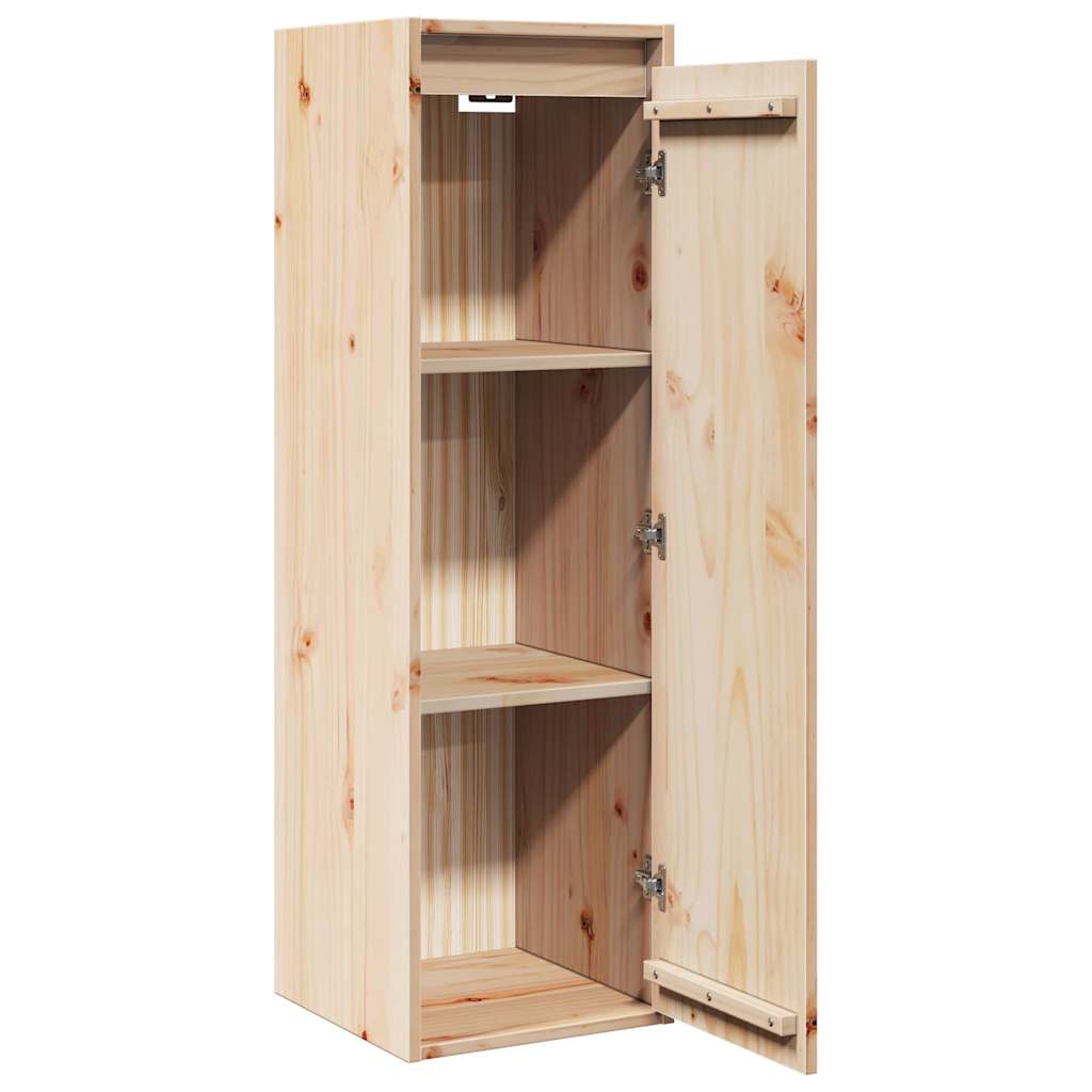Armario de pared de madera maciza de pino 30x30x100 cm