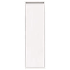 Armario de pared 2 uds madera maciza pino blanco 30x30x100 cm