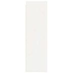 Armario de pared 2 uds madera maciza pino blanco 30x30x100 cm