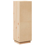 Aparador alto de madera maciza de pino 37x34x110 cm